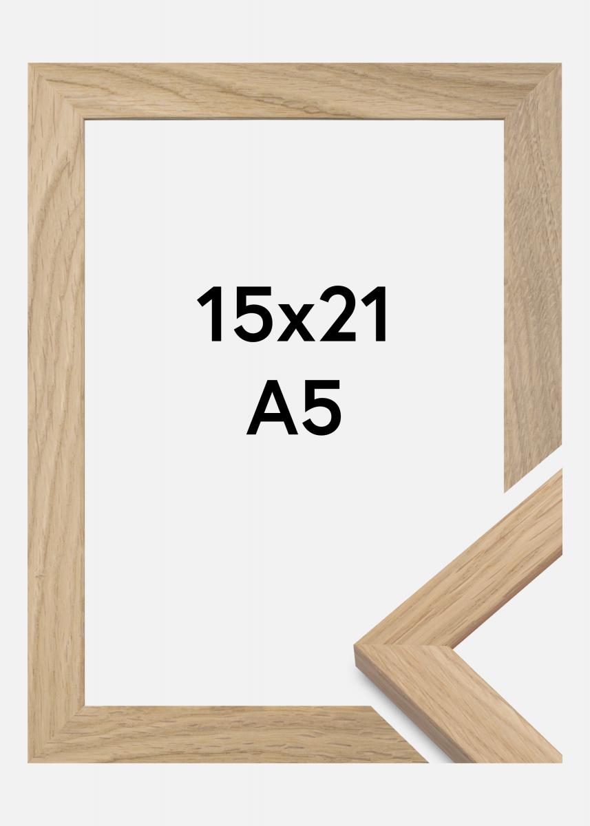 Achetez Cadre Oak Wood Verre Acrylique 15x21 cm (A5) ici 
