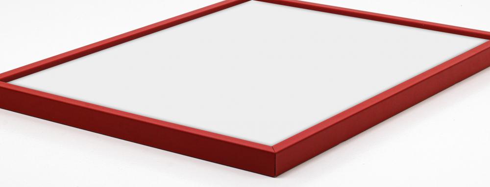Cadre E-Line Rouge 30x40 cm - Passe-partout Blanc 8x12 pouces
