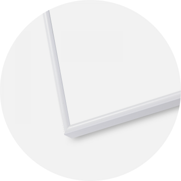 Cadre Visby Blanc 40x50 cm - Passe-partout Blanc 27,5x37 cm