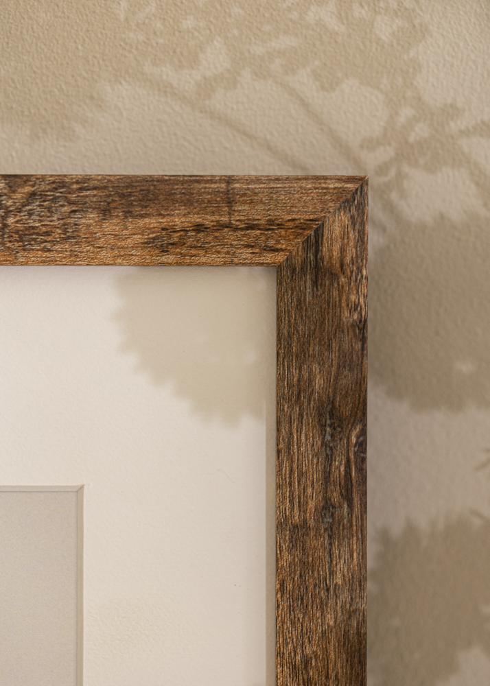Cadre Fiorito Washed Oak 40x50 cm - Passe-partout Blanc 30x40 cm
