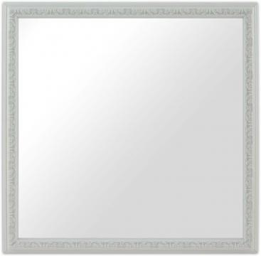 Miroir Nostalgia Blanc 40x40 cm
