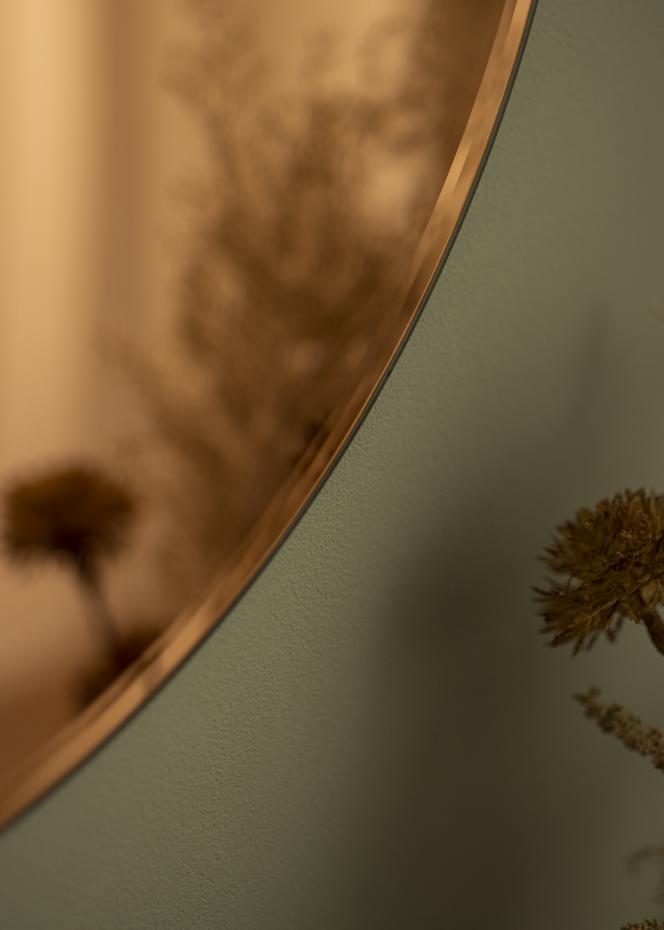 KAILA Miroir rond Rose Gold Deluxe diamtre 50 cm