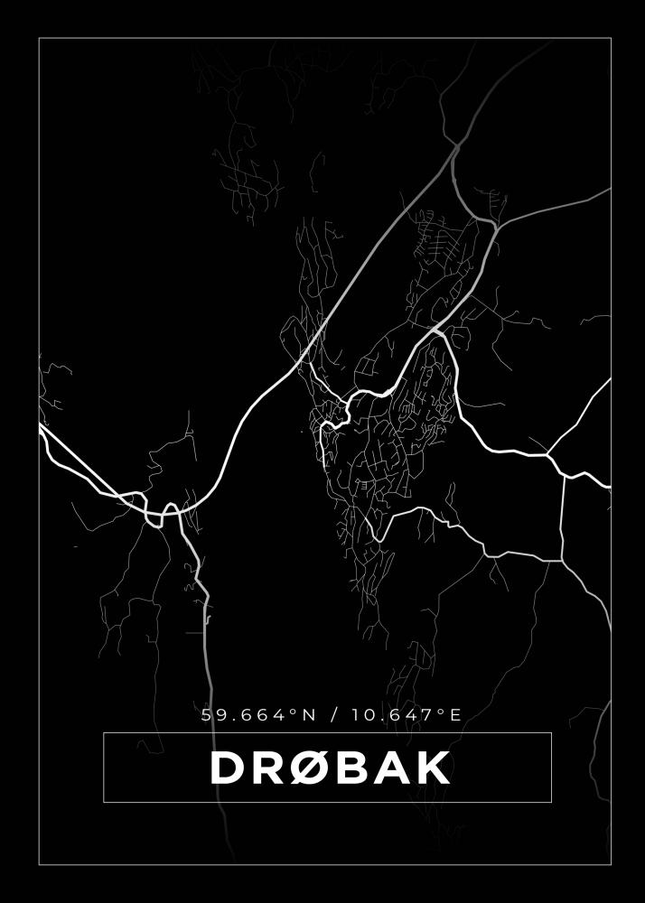 Map - Drbak - Black