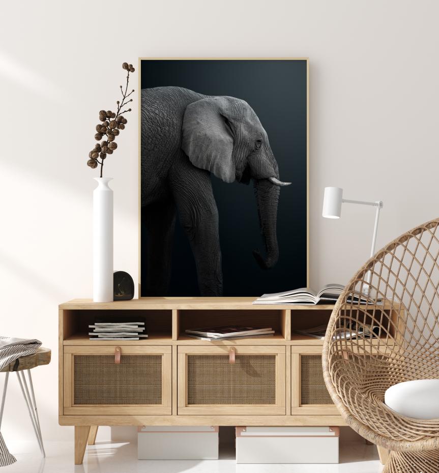 Namibian Elephant Poster
