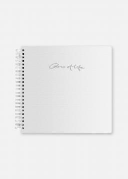 Colors of Life Blanc - 24x23 cm (48 pages blanches / 24 feuilles)