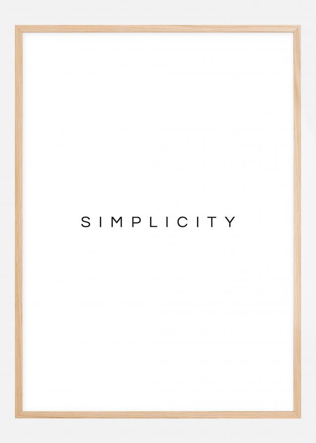 Simplicity Poster