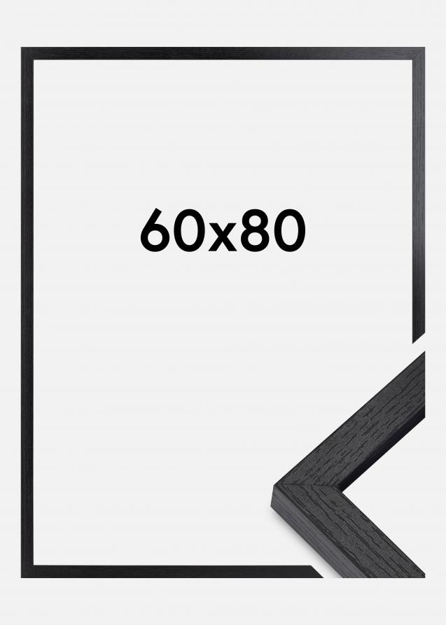 BGA Cadre boîte Verre Acrylique Noir 60x80 cm