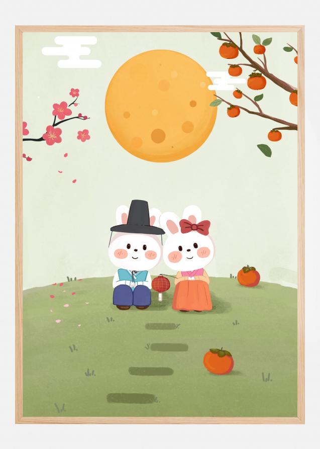 Happy Mid Autumn Festival Tradition Poster