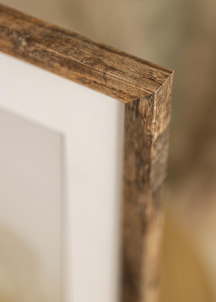 Cadre Fiorito Washed Oak 20x30 cm - Passe-partout Blanc 15x21 cm (A5)