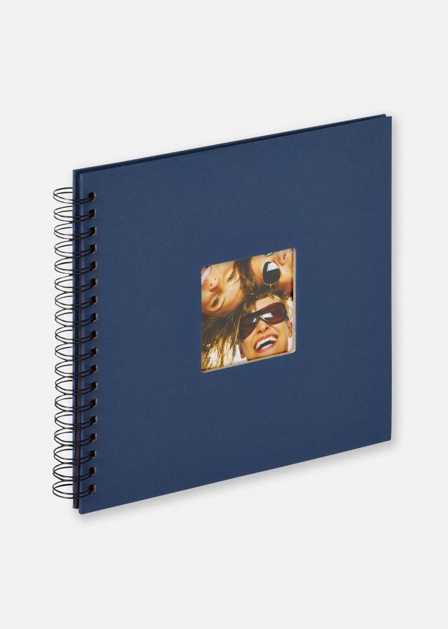 Fun Album spirale Bleu - 26x25 cm (40 pages noires / 20 feuilles)