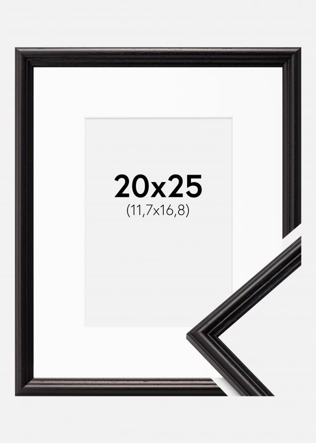 Cadre Horndal Noir 20x25 cm - Passe-partout Blanc 5x7 pouces
