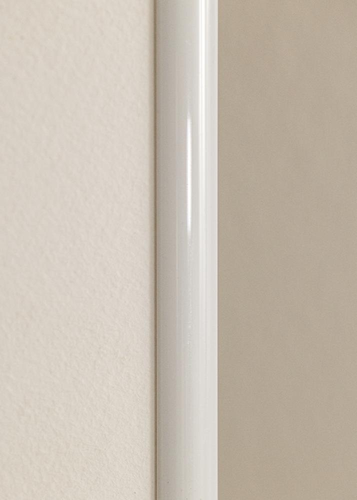 Cadre Victoria Blanc 70x100 cm - Passe-partout Blanc 62x85 cm