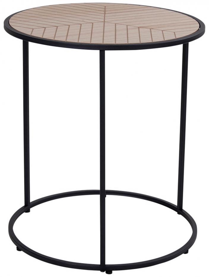Table d'appoint Bergamo 40x40 cm - Noir