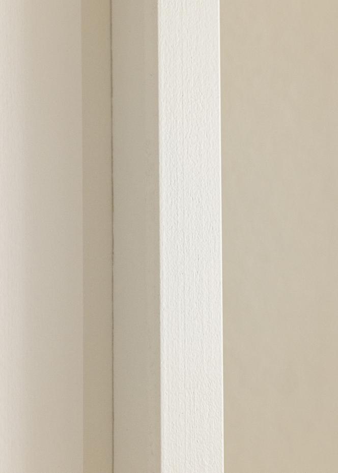 Cadre Amanda Box Verre Acrylique Blanc 90x90 cm