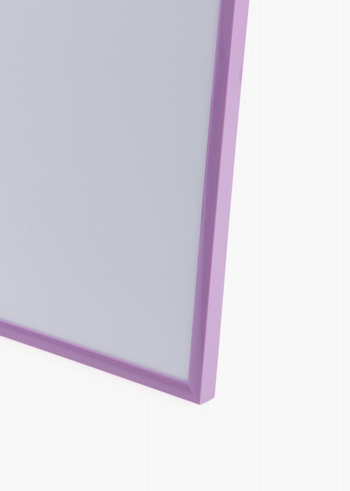 Cadre New Lifestyle Violet clair 70x100 cm - Passe-partout Noir 59,4x84 cm