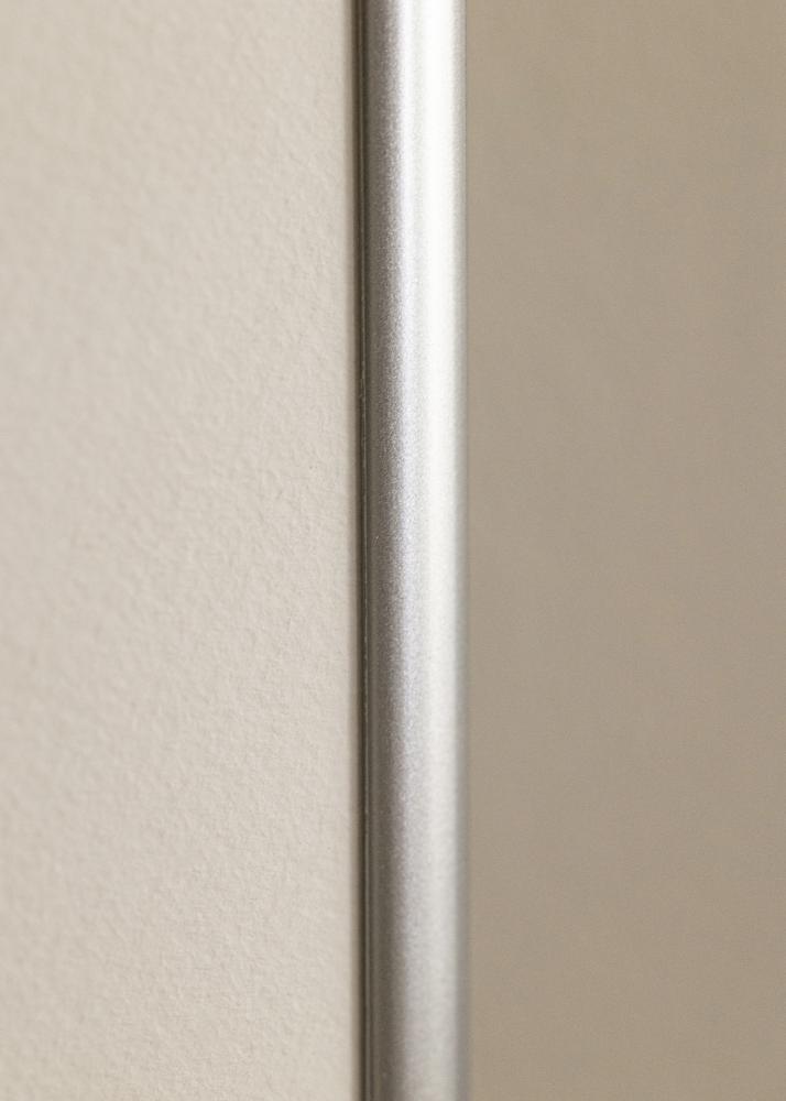 Cadre Victoria Argent 30x40 cm - Passe-partout Blanc 20x30 cm