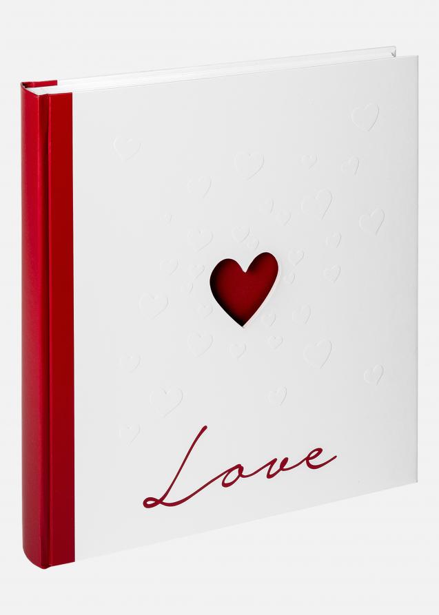 Love Album de mariage Blanc - 25,7x29,2 cm (50 Pages blanches / 25 Feuilles)