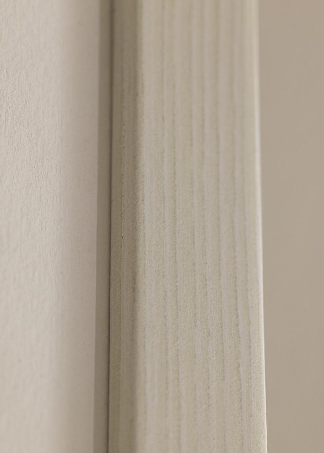 Cadre Fiorito Blanc 60x80 cm - Passe-partout Blanc 50x70 cm