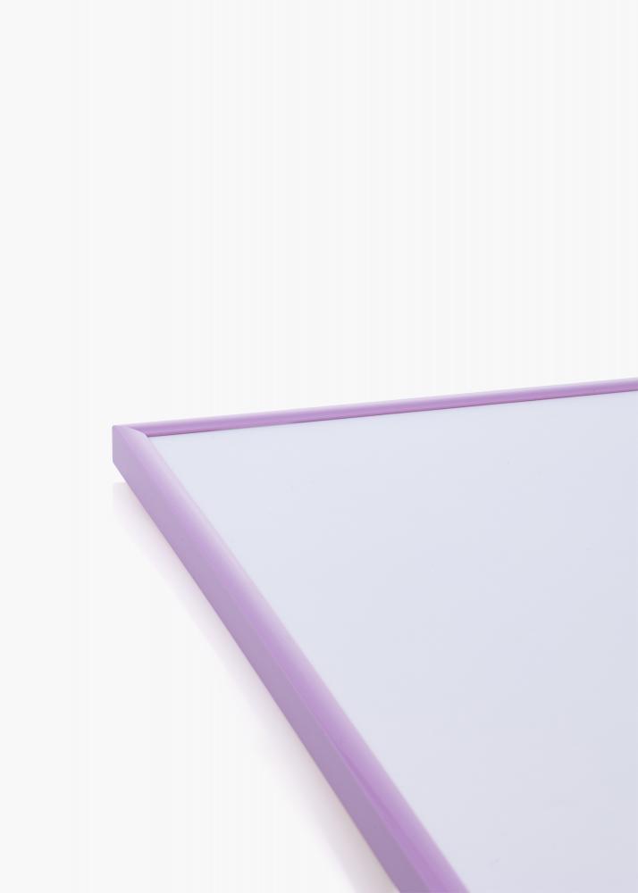 Cadre New Lifestyle Violet clair 30x40 cm - Passe-partout Blanc 18x27 cm