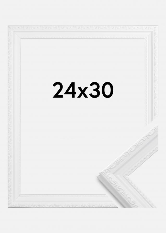 Cadre Abisko Verre Acrylique Blanc 24x30 cm