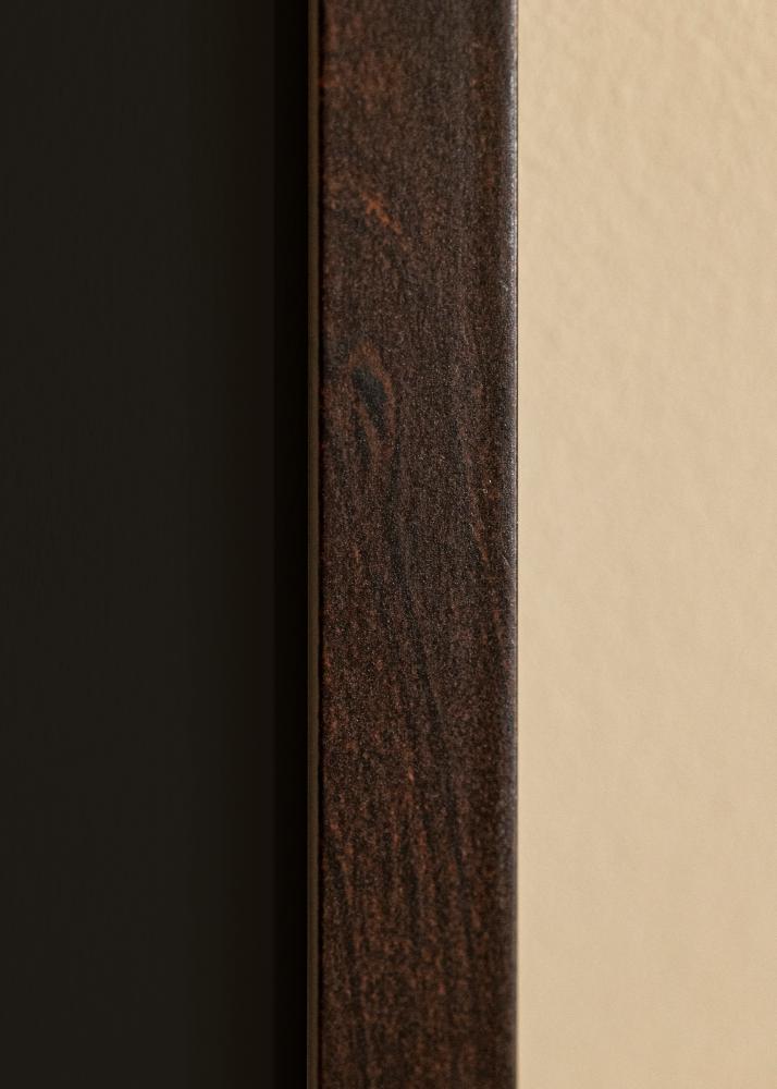 Cadre Selection Noyer 70x100 cm - Passe-partout Noir 59,4x84 cm (A1)