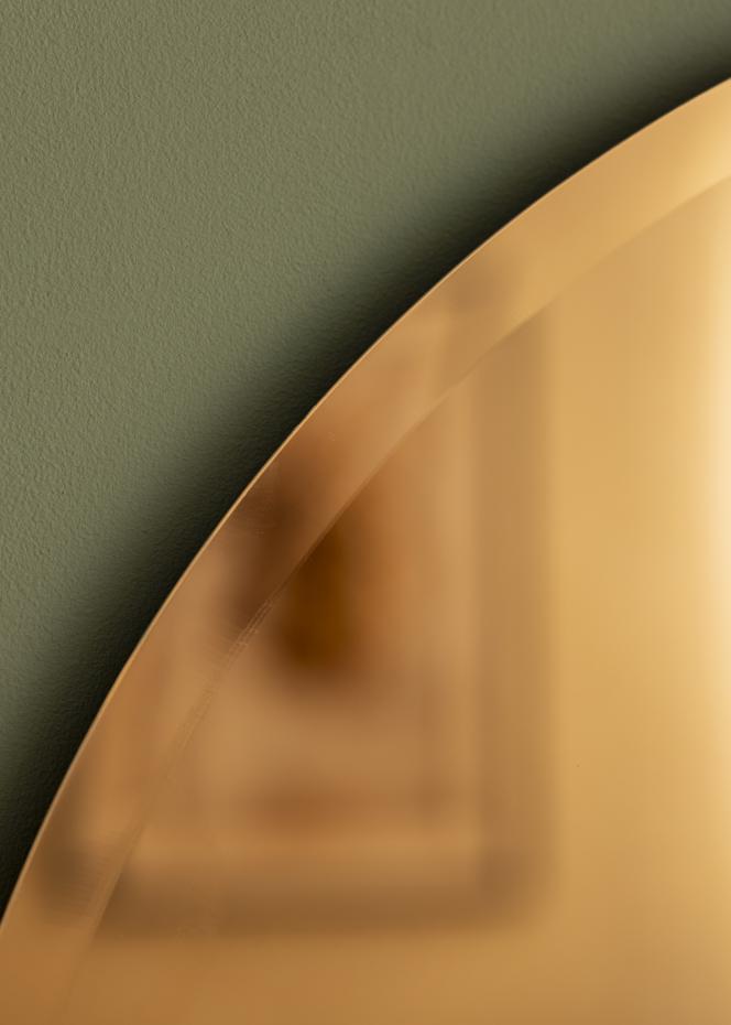 KAILA Miroir rond Rose Gold Deluxe diamtre 70 cm