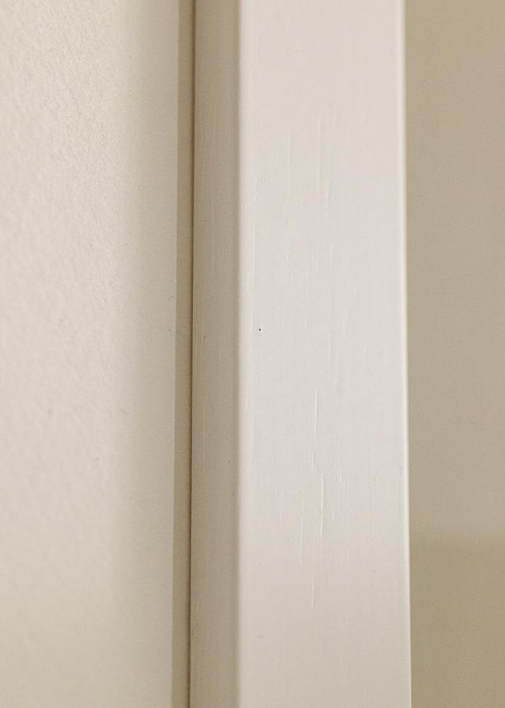 Cadre White Wood Verre Acrylique 32x32 cm