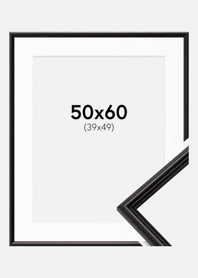 Cadre Horndal Noir 50x60 cm - Passe-partout Blanc 40x50 cm