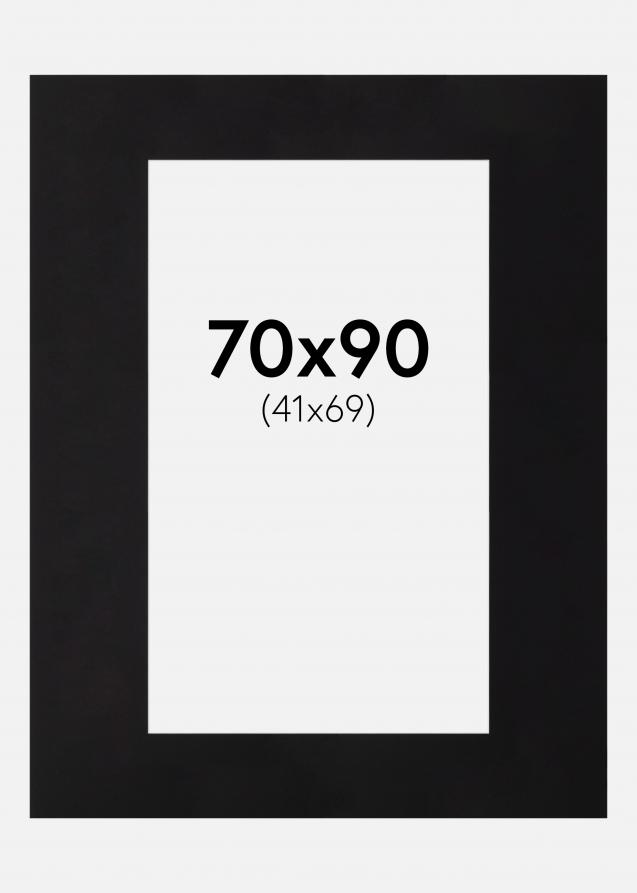 Passe-partout Canson Noir (noyau blanc) 70x90 cm (41x69)