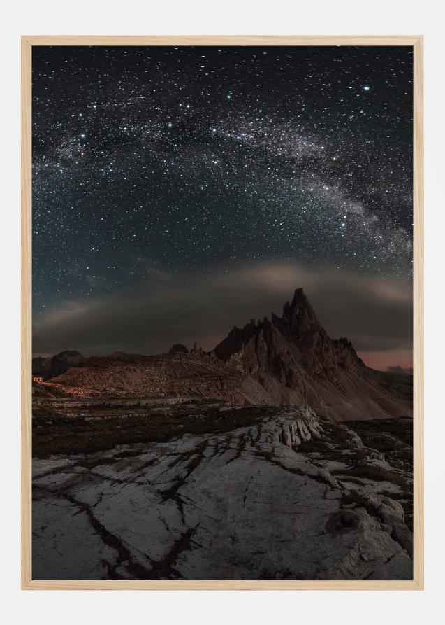Galaxy Dolomites Poster