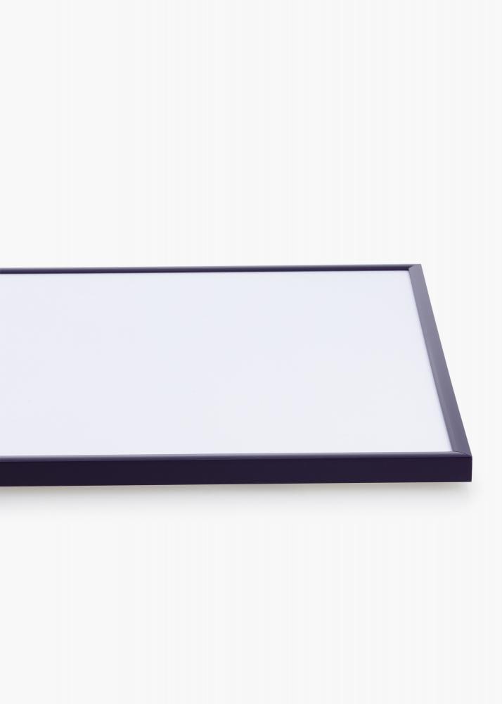 Cadre New Lifestyle Violet sombre 50x70 cm - Passe-partout Blanc 16x24 pouces