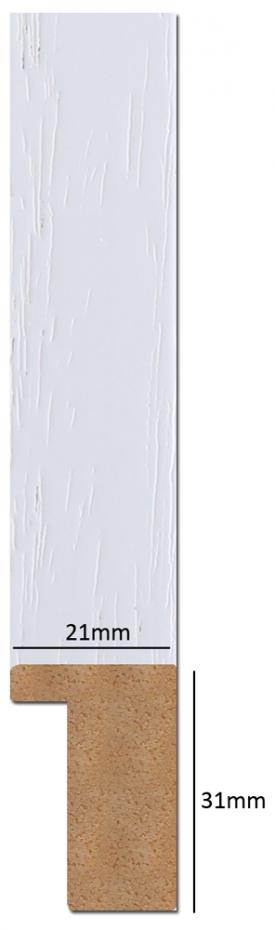 Miroir Gvle Blanc - Propres mesures