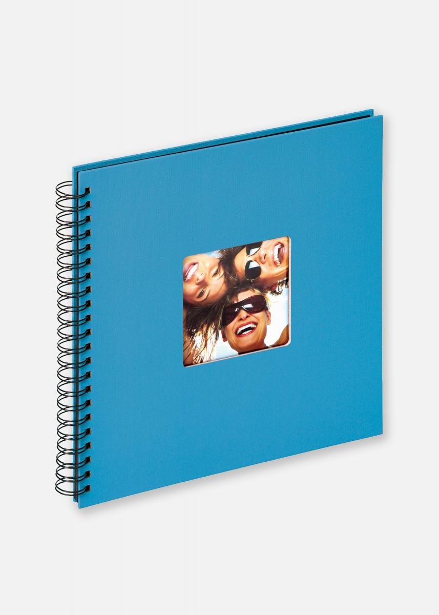 Achetez Fun Album spirale Bleu océan - 30x30 cm (50 pages noires / 25  feuilles) ici 
