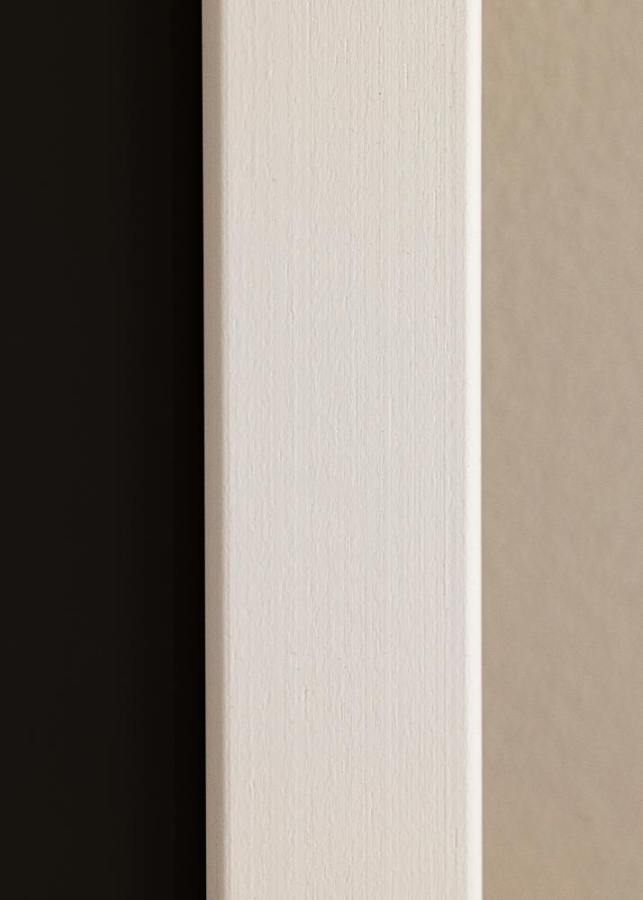 Cadre Trendline Blanc 60x90 cm - Passe-partout Noir 50x80 cm
