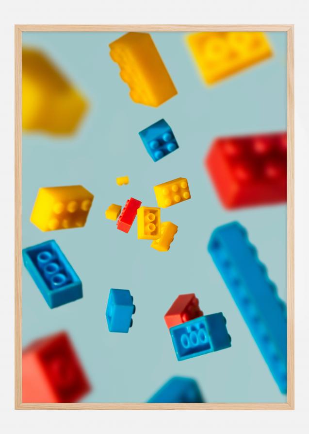 Colourful lego Poster