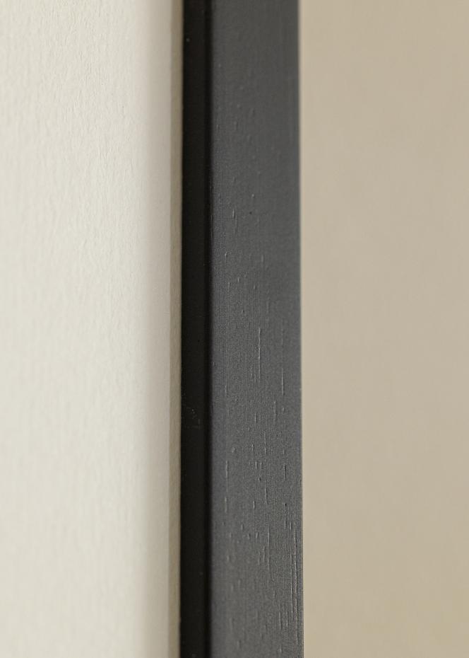 Cadre Edsbyn Verre acrylique Noir 40x60 cm - Passe-partout Blanc 32,9x48,3 cm