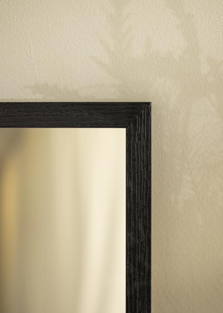 Miroir Devon Noir - Sur mesure