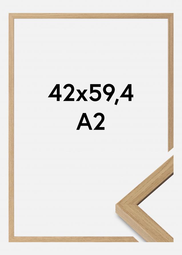 Cadre Ares Verre acrylique Natural Oak 42x59,4 cm (A2)