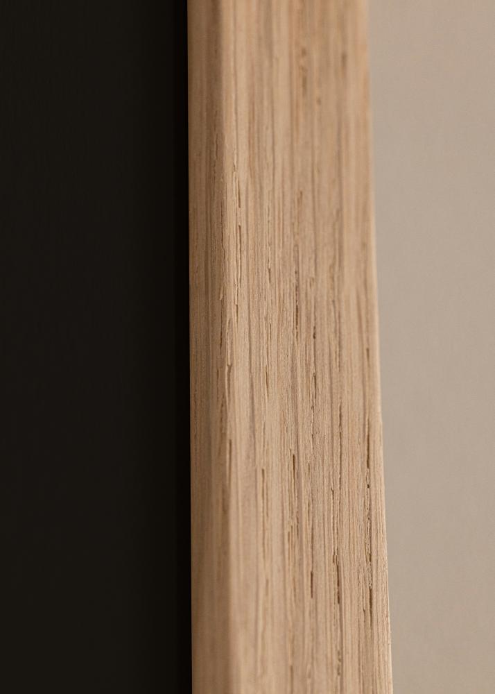 Cadre Oak Wood 35x50 cm - Passe-partout Noir 24x30 cm