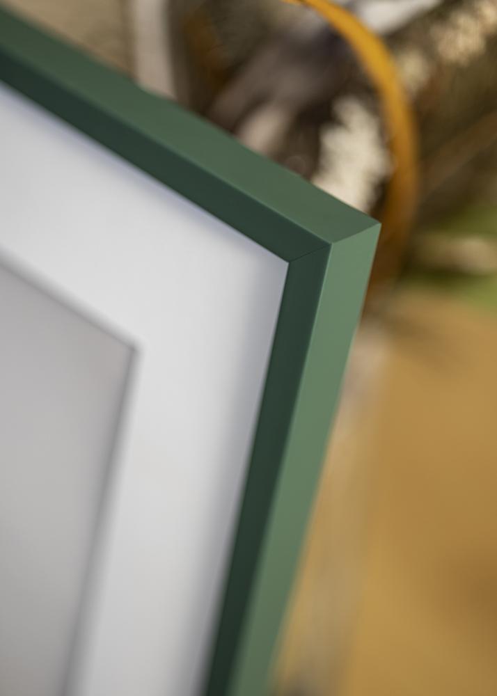 Cadre E-Line Vert 50x70 cm - Passe-partout Blanc 40x60 cm