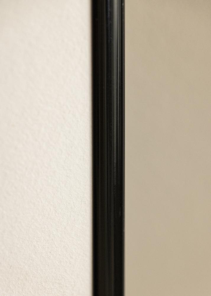 Cadre Victoria Noir 70x100 cm - Passe-partout Blanc 62x93 cm