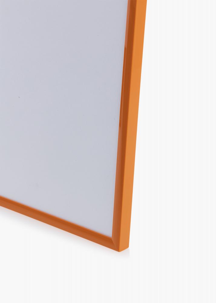 Cadre New Lifestyle Orange clair 50x70 cm - Passe-partout Blanc 33x56 cm