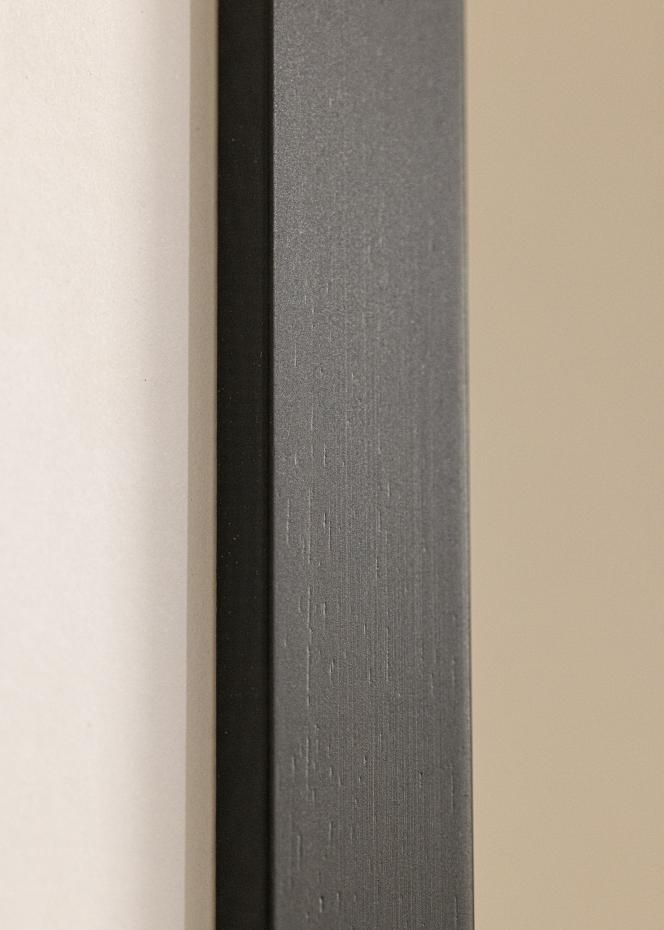 Cadre Black Wood Verre Acrylique 75x75 cm