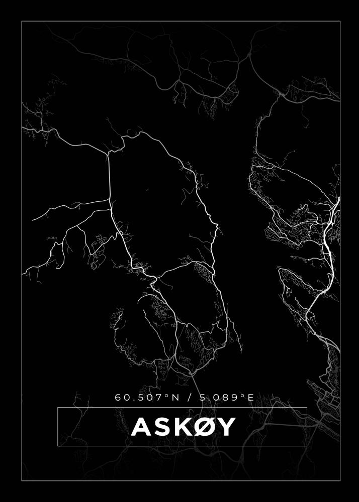 Map - Asky - Black