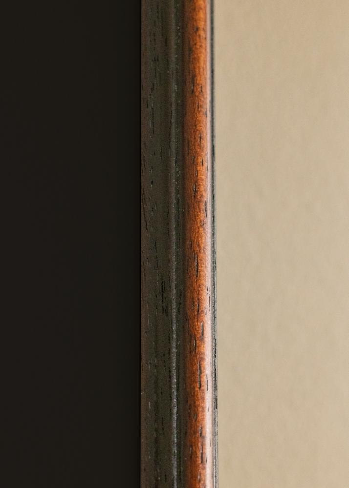 Cadre Horndal Noyer 35x50 cm - Passe-partout Noir 25x35 cm