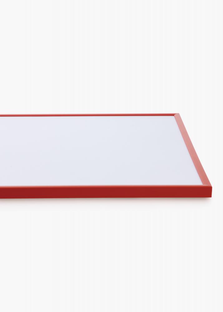 Cadre New Lifestyle Rouge clair 30x40 cm - Passe-partout Blanc 8x12 pouces