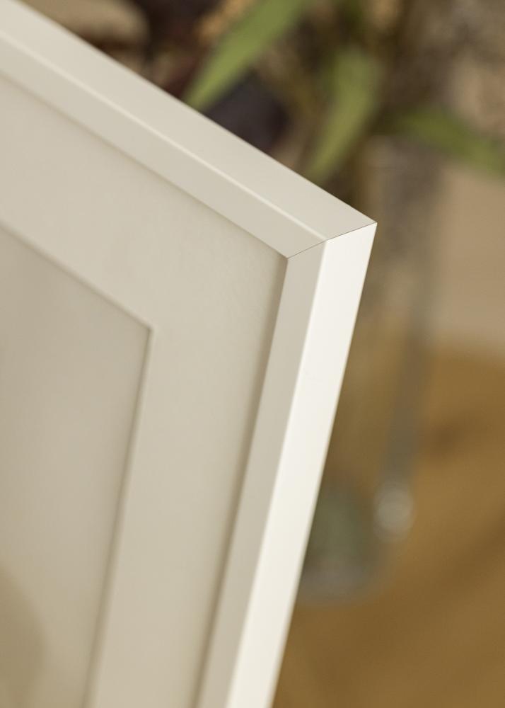 Cadre E-Line Blanc 30x40 cm - Passe-partout Blanc 8x12 pouces