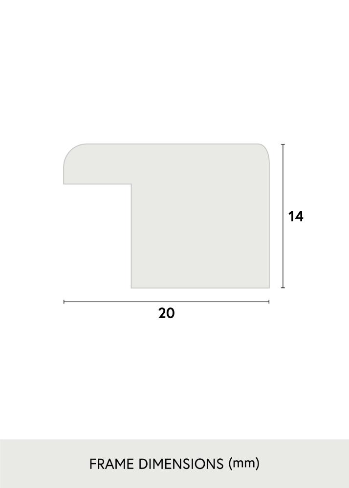 Cadre Stilren Verre Acrylique Blanc 21x29,7 cm (A4)