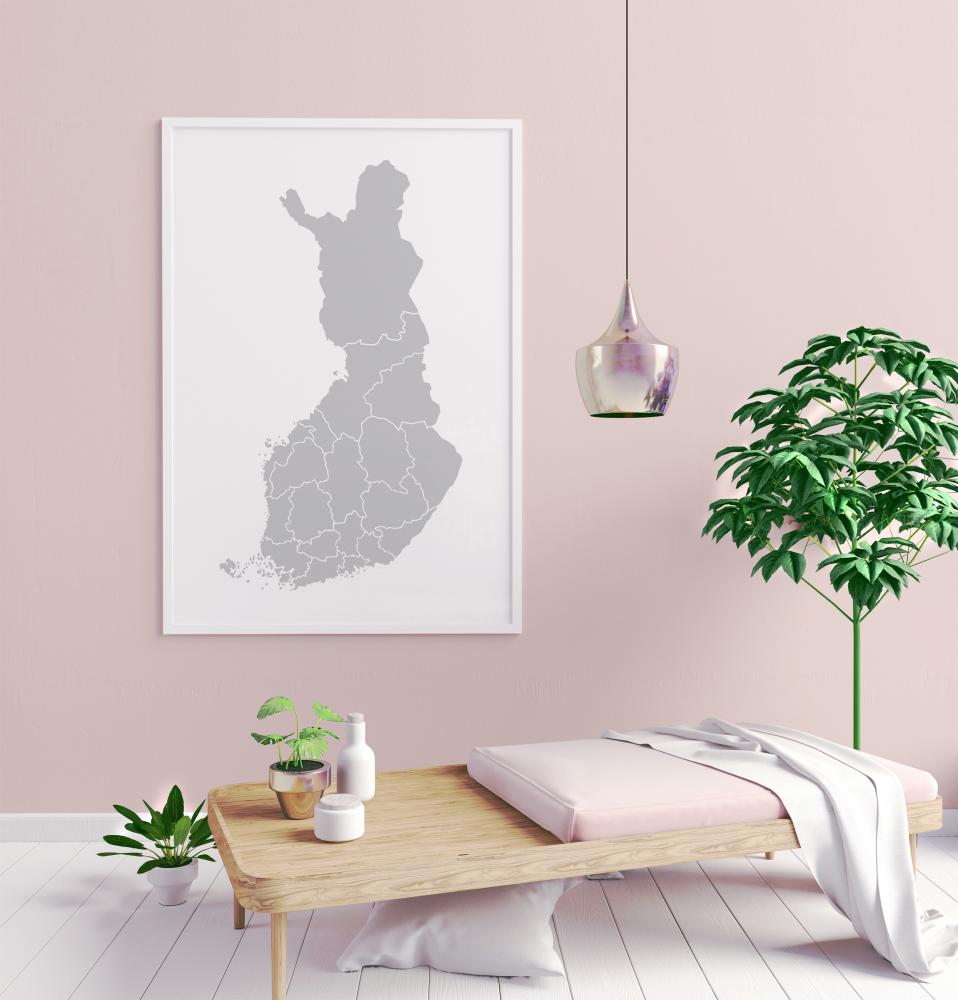 Map - Finland - Grey