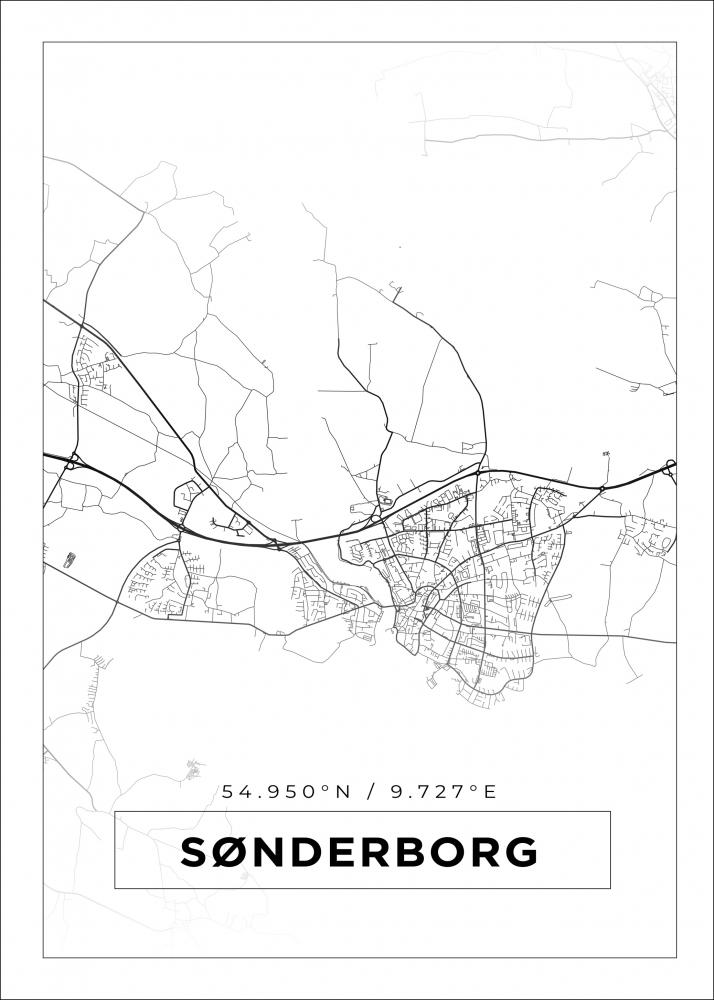 Map - Snderborg - White